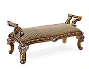 BT 077 Italian Bench in Mahogany Finish