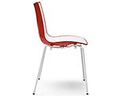 Modern Stackable Chair Red EStyle 704
