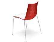 Modern Stackable Chair Red EStyle 704