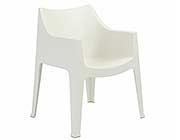 Modern Stacking chair EStyle 809 in Linen