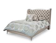 Hollywood Loft Upholstered Frost Bed by AICO