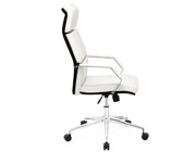 Stylish Silver Leatherette Office Chair Z-312
