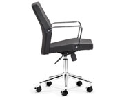 Leatherette office chair in White Z-152