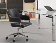 White Swivel Office chair Z-157