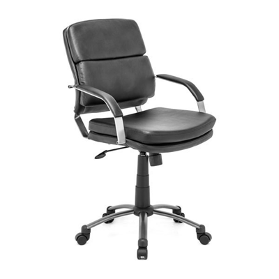 Sleek Modern Office Chair Z328 in Black