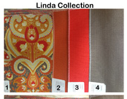 Curved Custom Fabric Sectional Sofa Avelle 531