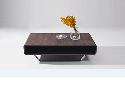 Modern Walnut Matte Coffee Table VG36