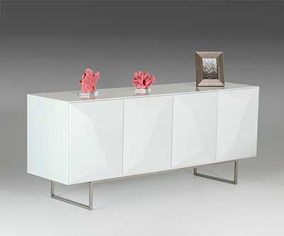 Modern White Glossy Buffet VG108