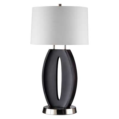 Modern Dark Brown Table Lamp NL447