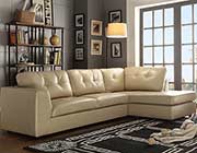 Sofa sectional in Grey Eco Leather HE968