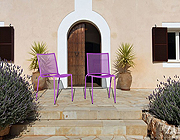 Modern Steel Chair Purple ZU51