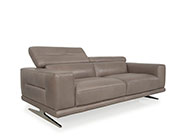 Black Leather sofa Blair by Moroni