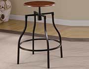 Cherry Finish Round Top Bar Stool CO 199