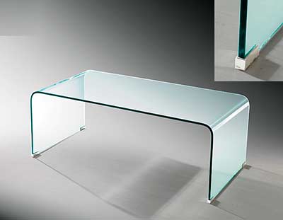 Clear Glass Coffee table BM007