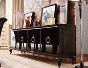 Glamour Black Sideboard