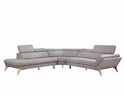 Modern Grey Sectional Sofa VG41