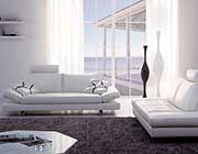 White Leather Sofa Bed Kuka 1510