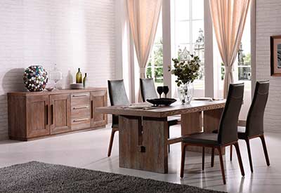 White Wash Oak Dining table VG190