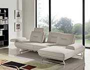 Sand Fabric Sectional Sofa DS 471