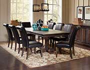 Wilmer Dining Table with Black chairs CO281