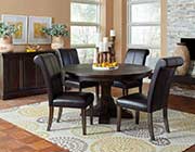 Wilmer Dining Table with Black chairs CO281