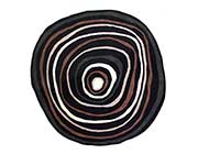 Round Hand-tufted Wool Rug FR 215