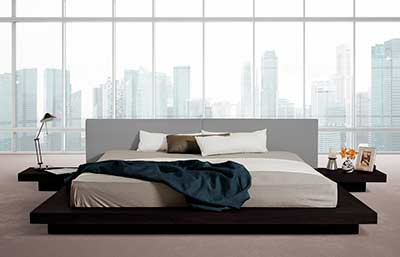 Black Oak Veneer Bed VG Modus