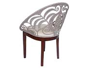 Round Back Rattan Accent Chair NP 104