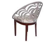 Round Back Rattan Accent Chair NP 104