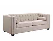 Oatmeal Fabric Sofa CO 904