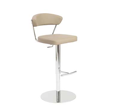Taupe Adjustable Stool Estyle 505