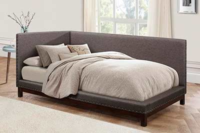 Gray Fabric Day bed HE977