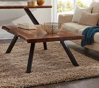 Wood Top Coffee Table MS Riza