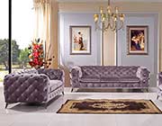 Modern Light Gray Sofa set VG Delora