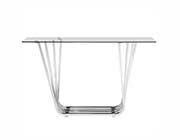 Clear Tempered Glass Console table Z326