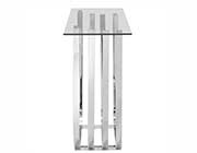 Clear Tempered Glass Console table Z326