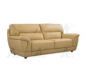 Yellow Leather Sofa set AE 99