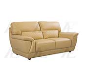 Yellow Leather Sofa set AE 99