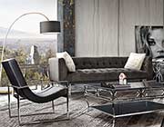 Dusk Grey Velvet Sofa DS Broadway