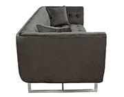 Dusk Grey Velvet Sofa DS Broadway