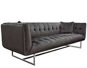 Dusk Grey Velvet Sofa DS Broadway