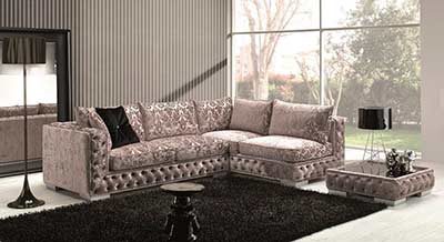 Taupe Fabric Sofa Sectional NJ Rush