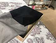 Modern Fabric Bed with Bench FA Davina