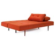 Orange Fabric Sofa Bed IL 704