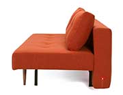 Orange Fabric Sofa Bed IL 704