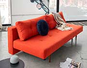 Orange Fabric Sofa Bed IL 704