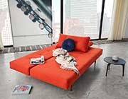 Orange Fabric Sofa Bed IL 704