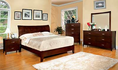 Brown Cherry Curved Bed FA 600