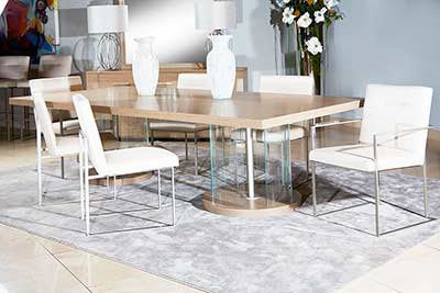 Laguna Ridge Pedestal Dining table by AICO