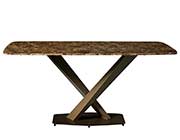 Golden Marble Top Dining Table EF 311